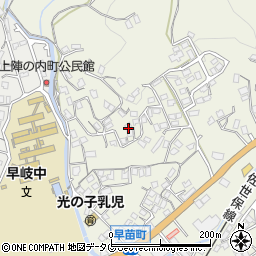 長崎県佐世保市早苗町597-22周辺の地図