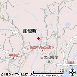 長崎県佐世保市船越町1202-1周辺の地図