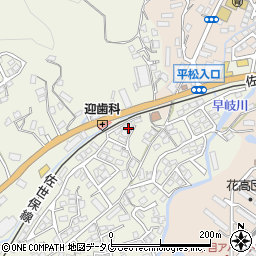 長崎県佐世保市早苗町433-10周辺の地図