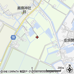 福岡県柳川市弥四郎町377周辺の地図