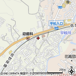 長崎県佐世保市早苗町430周辺の地図