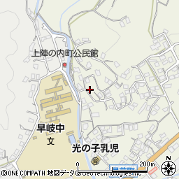 長崎県佐世保市早苗町600-8周辺の地図