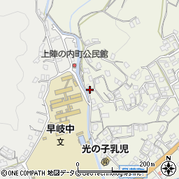 長崎県佐世保市早苗町611周辺の地図