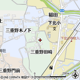 大分県臼杵市三重野田崎周辺の地図