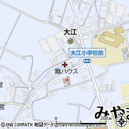 福岡県みやま市瀬高町大江187周辺の地図