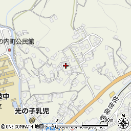 長崎県佐世保市早苗町668周辺の地図