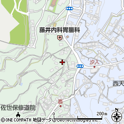 長崎県佐世保市天神町1368周辺の地図