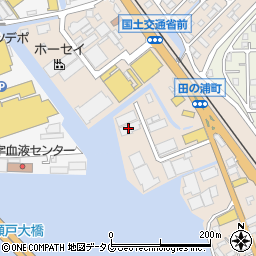 喜多畳表店田ノ浦倉庫周辺の地図