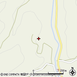福岡県八女市立花町白木5549周辺の地図