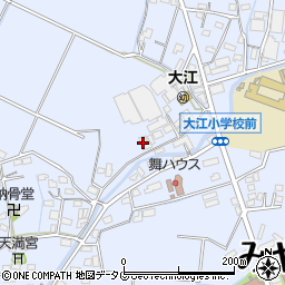福岡県みやま市瀬高町大江195周辺の地図