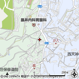 長崎県佐世保市天神町1305周辺の地図