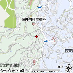 長崎県佐世保市天神町1237周辺の地図