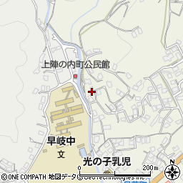 長崎県佐世保市早苗町616周辺の地図