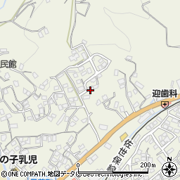 長崎県佐世保市早苗町705-8周辺の地図