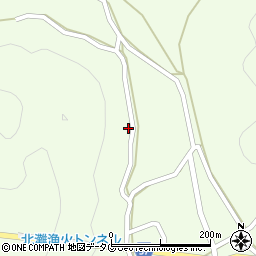 愛媛県宇和島市津島町北灘2096周辺の地図