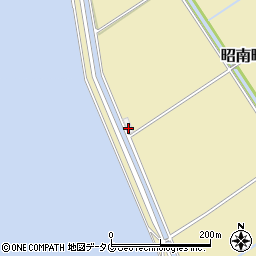 福岡県柳川市昭南町298周辺の地図