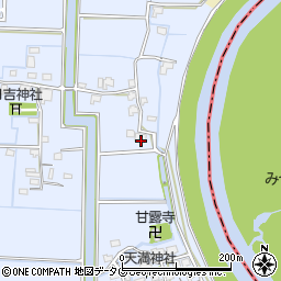 福岡県柳川市大和町六合771周辺の地図