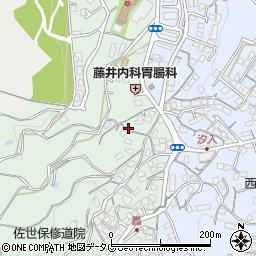 長崎県佐世保市天神町1231-2周辺の地図
