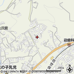 長崎県佐世保市早苗町705-11周辺の地図