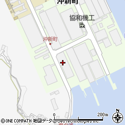長崎県佐世保市沖新町3-20周辺の地図