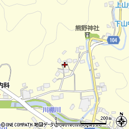 長崎県東彼杵郡波佐見町湯無田郷745周辺の地図