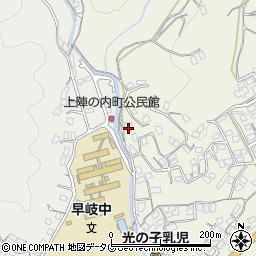 長崎県佐世保市早苗町617周辺の地図