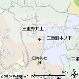 大分県臼杵市三重野井上568周辺の地図