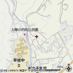 長崎県佐世保市早苗町614周辺の地図