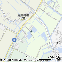 福岡県柳川市弥四郎町370-3周辺の地図