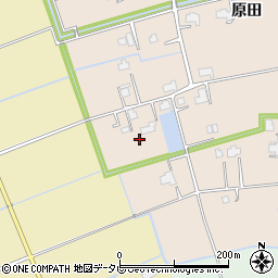 佐賀県白石町（杵島郡）原田周辺の地図