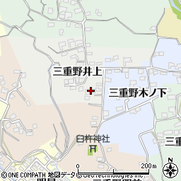 大分県臼杵市三重野井上563周辺の地図