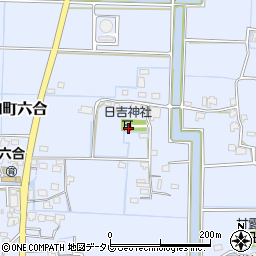 福岡県柳川市大和町六合704周辺の地図