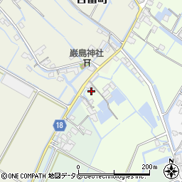 福岡県柳川市弥四郎町368周辺の地図