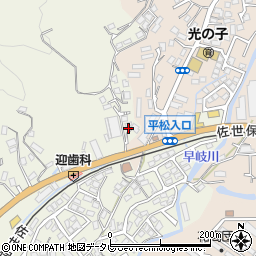 長崎県佐世保市早苗町754周辺の地図