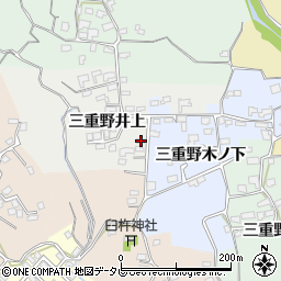 大分県臼杵市三重野井上562周辺の地図
