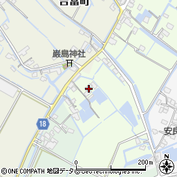 福岡県柳川市弥四郎町370周辺の地図