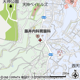 長崎県佐世保市天神町1232周辺の地図