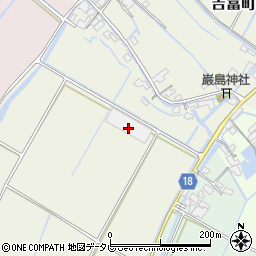 福岡県柳川市吉富町517周辺の地図