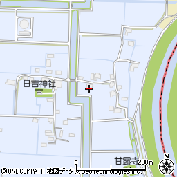 福岡県柳川市大和町六合697周辺の地図