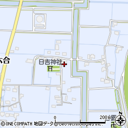 シンコー株式会社　筑後営業所周辺の地図