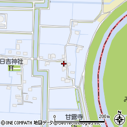 福岡県柳川市大和町六合270周辺の地図