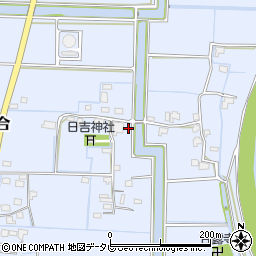 福岡県柳川市大和町六合695周辺の地図