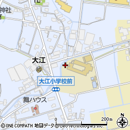 福岡県みやま市瀬高町大江1722周辺の地図