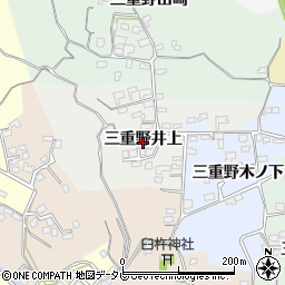 大分県臼杵市三重野井上159周辺の地図