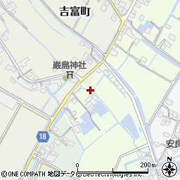 福岡県柳川市弥四郎町366周辺の地図