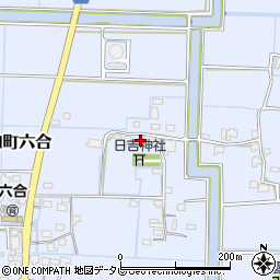 福岡県柳川市大和町六合690周辺の地図