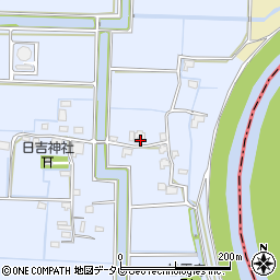 福岡県柳川市大和町六合317周辺の地図