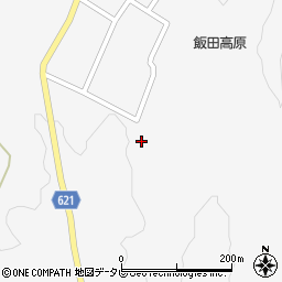 飯田高原周辺の地図