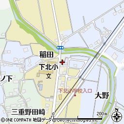 大分県臼杵市三重野堂籠周辺の地図
