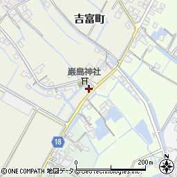 福岡県柳川市吉富町503-3周辺の地図